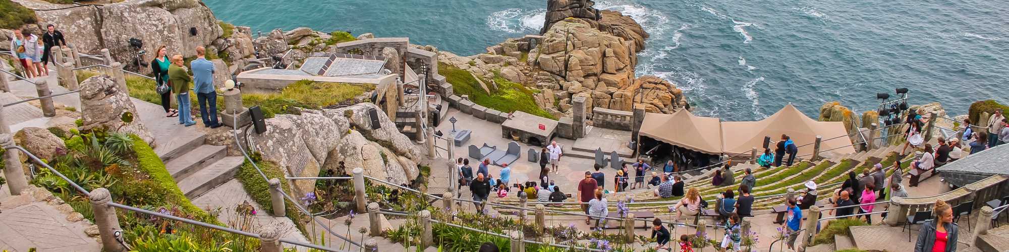 Minack Theatre overlooking the ocean