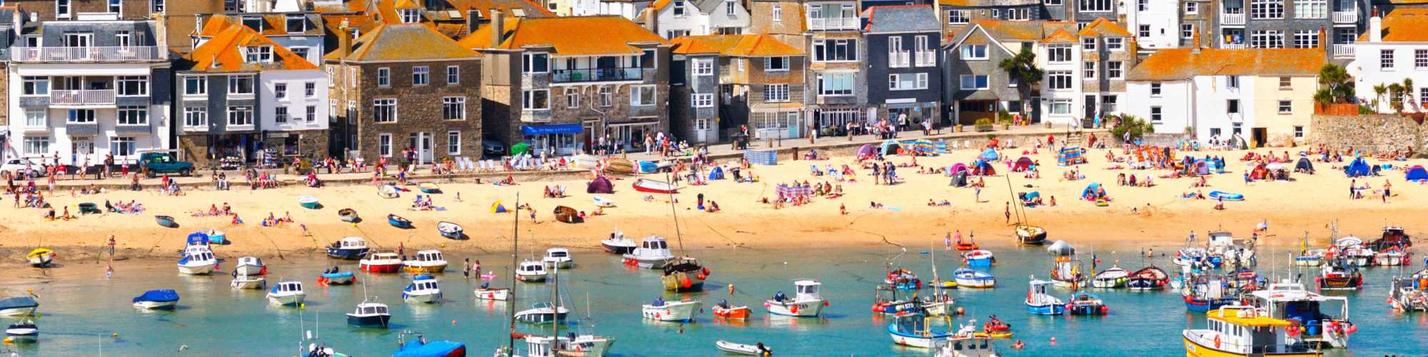 Stunning view of St Ives harbour