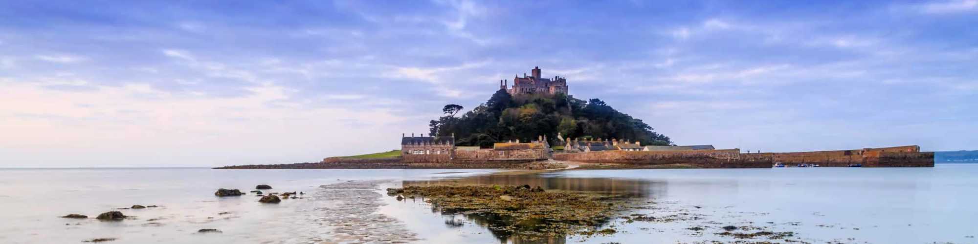 St Michael's Mount viewed from the mainland