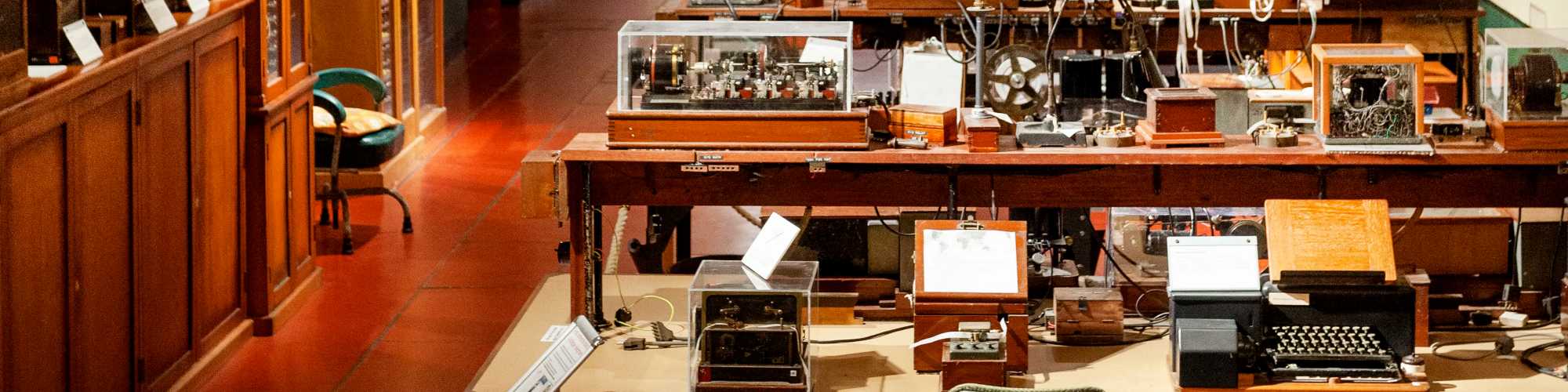 Inside the Telegraph Museum Porthcurno
