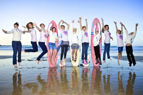 Surfing holidays are popular for groups in Cornwall