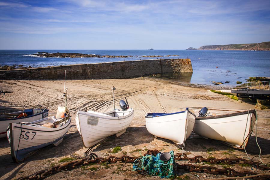 There are dozens of beaches, tiny coves and fishing villages around the Land’s End peninsula